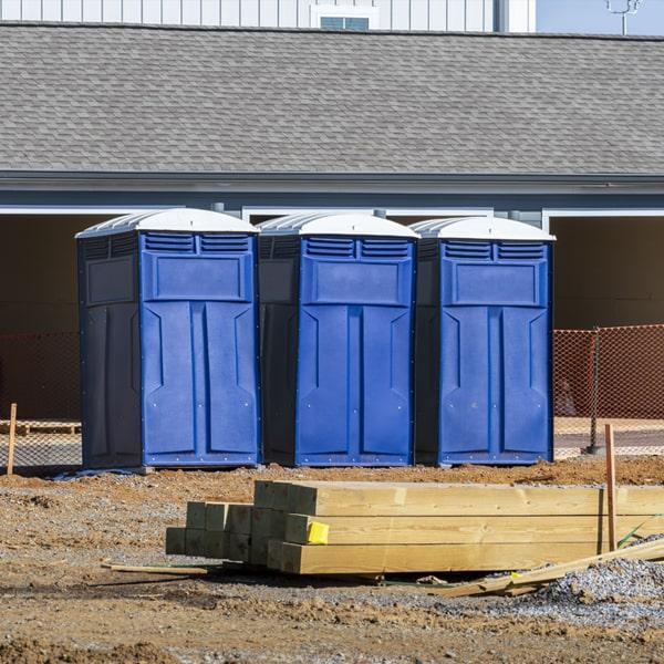 Heavy-duty construction site porta potty in Parkersburg, West Virginia